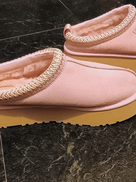 UGG Shoes - UGG Women's Pink Platform Slip-On Slippers with Trim Size 10